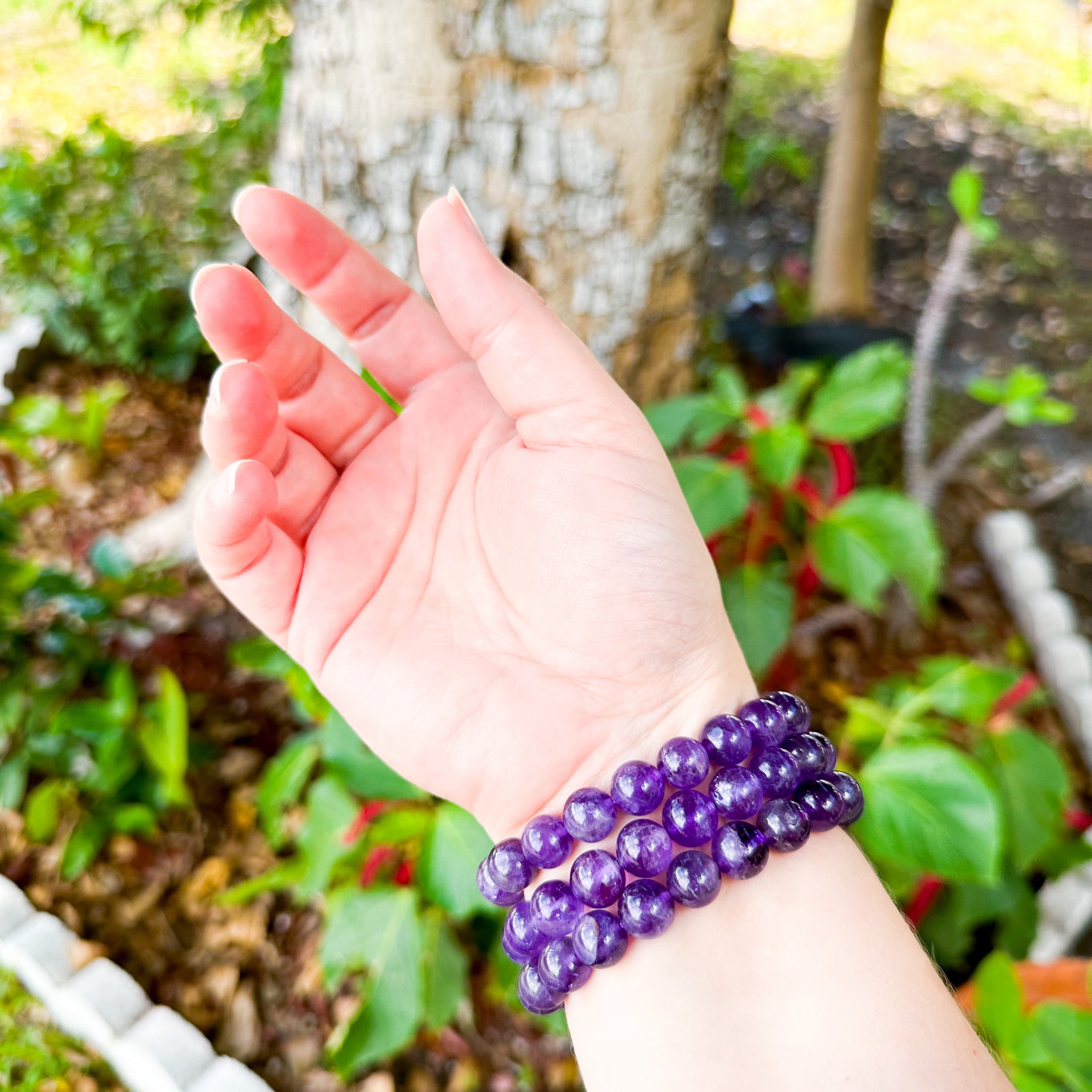 Amethyst Bracelet 10mm image 4