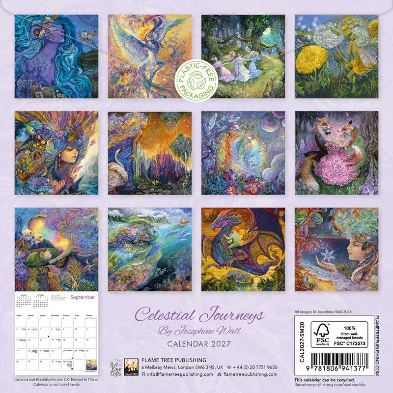 Celestial Journeys Wall Calendar 2027
