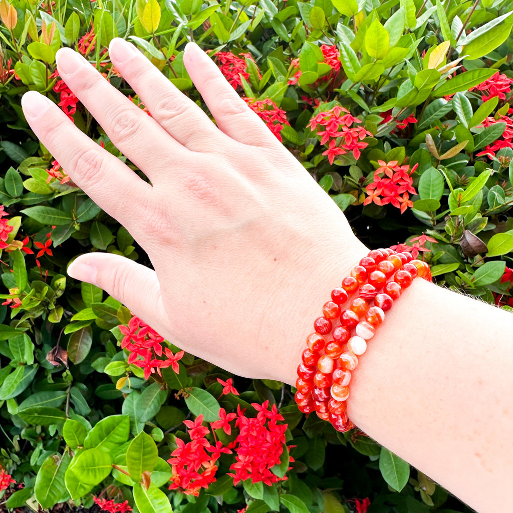 Carnelian Bracelet 6mm image 3