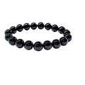 Black Obsidian Bracelet 10mm image 0