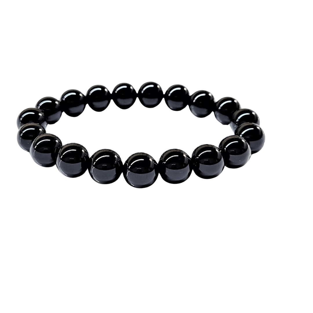 Black Obsidian Bracelet 10mm image 0