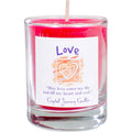 Love Crystal Journey Glass Filled Votive Soy Candle