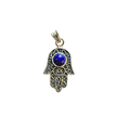 Hamsa Hand Pendant with Lapis Lazuli image 0