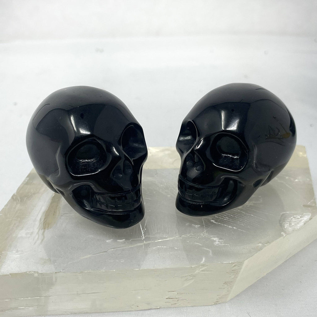 Black Obsidian Skull