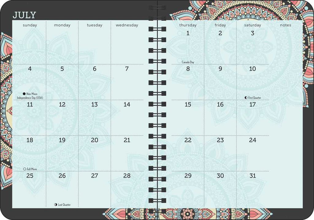 2027 Tiny Buddha Monthly-Weekly Planner Calendar