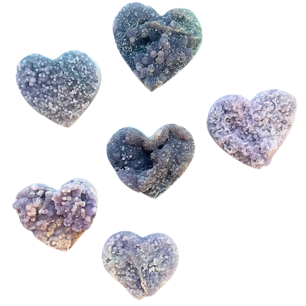 Grape Agate Heart image 1