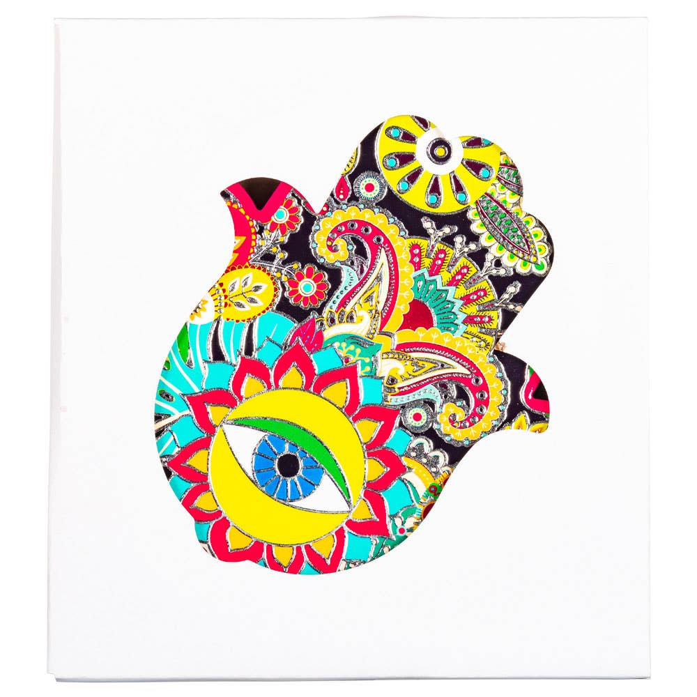Ceramic Hamsa Wall Decor