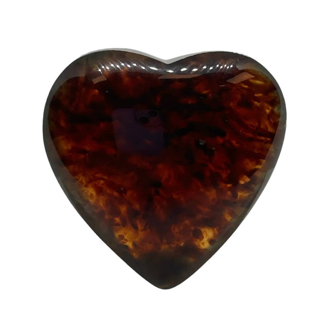 Amber Heart close up with detail
