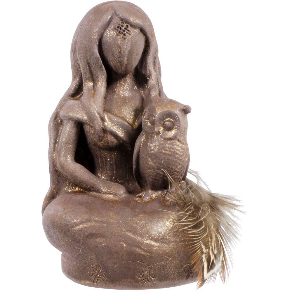 Athena Owl Goddess Statue