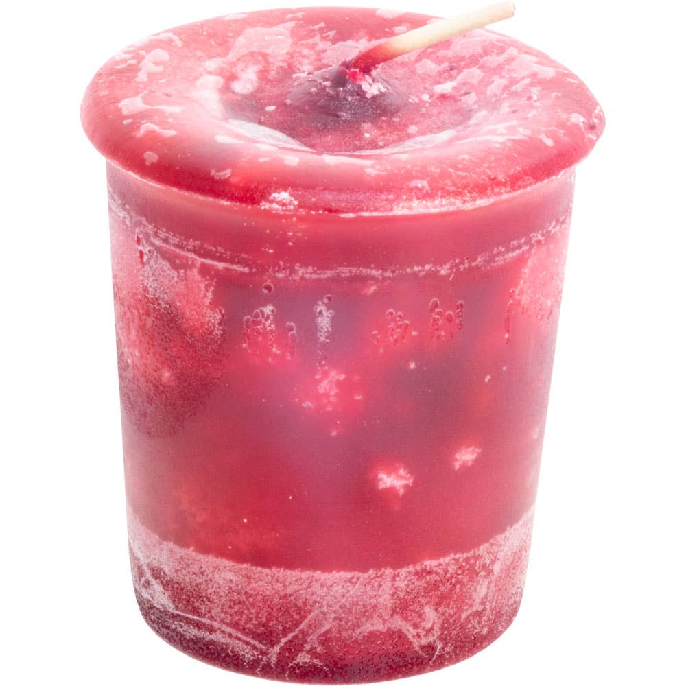 Dragons Blood Votive Crystal Journey Candle