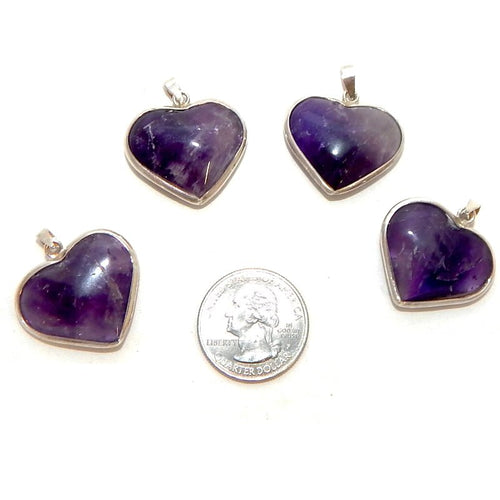Amethyst Heart Pendant image 1