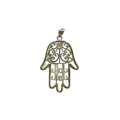 Hamsa Hand Pendant - Sterling Silver image 0