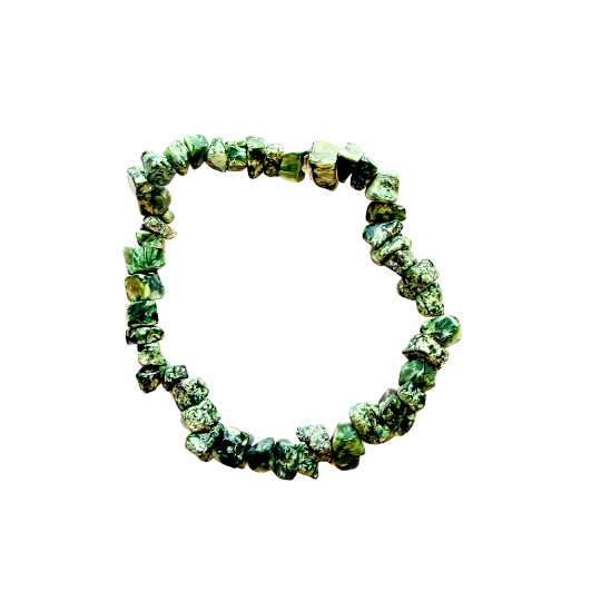 Seraphinite Chip Bracelet image 1