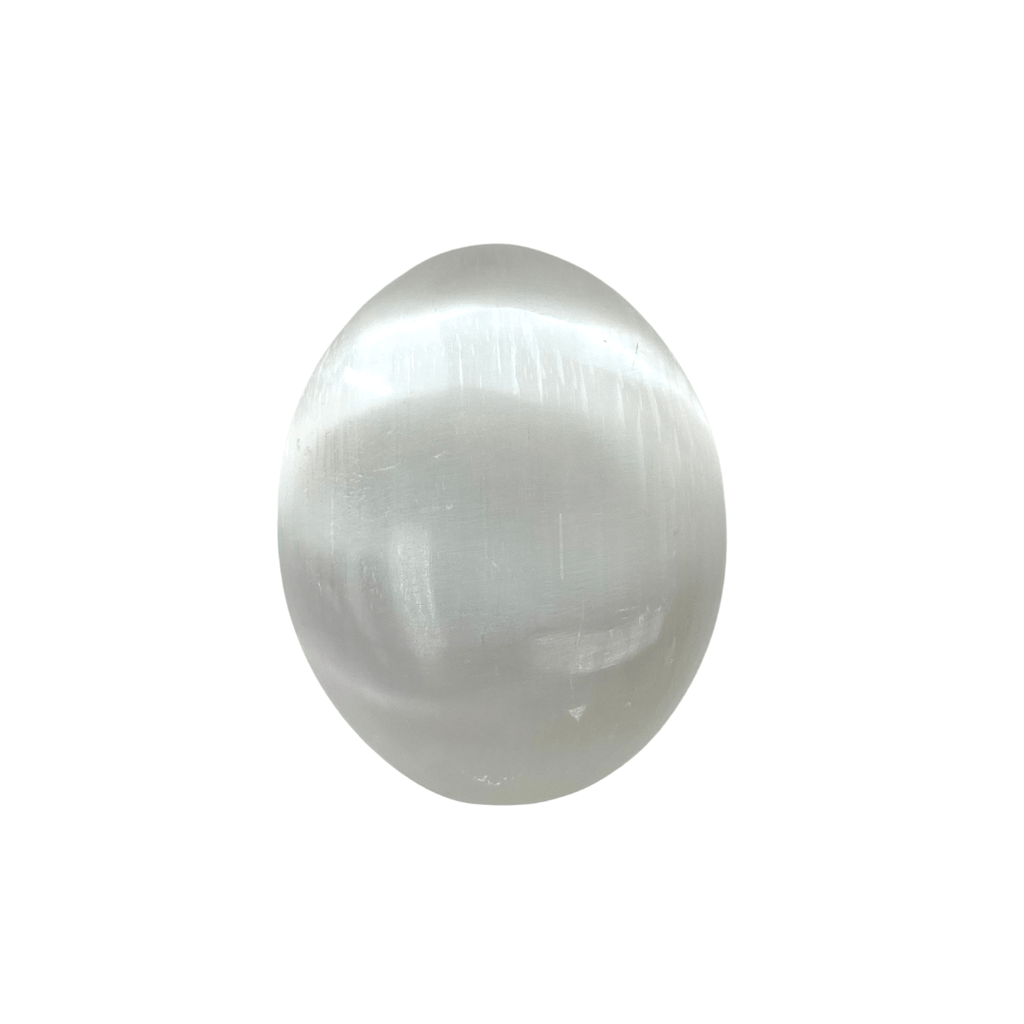 Selenite Palm Stone image 0
