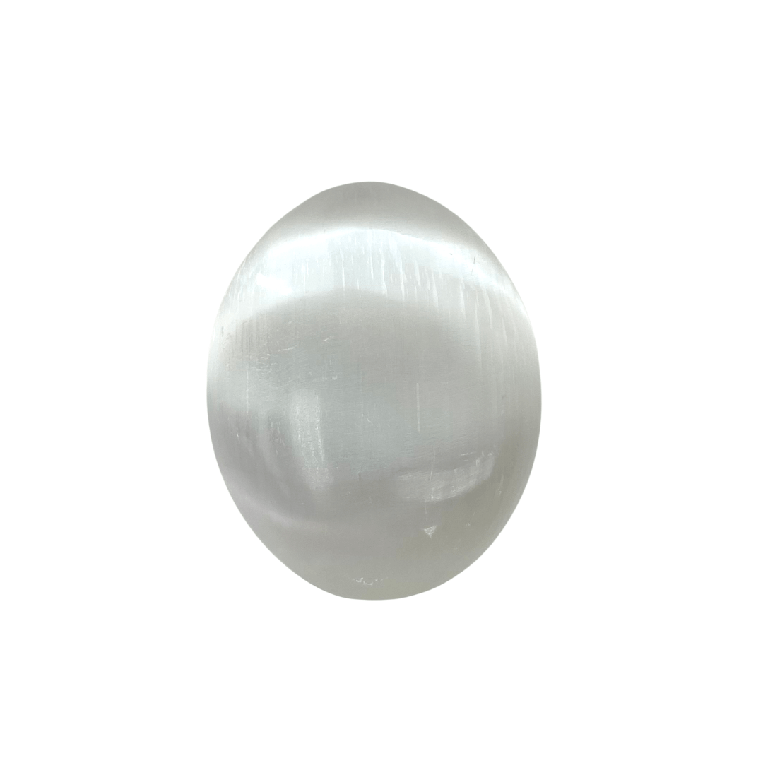 Selenite Palm Stone image 0