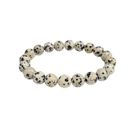 Dalmatian Jasper Bracelet 8mm image 0