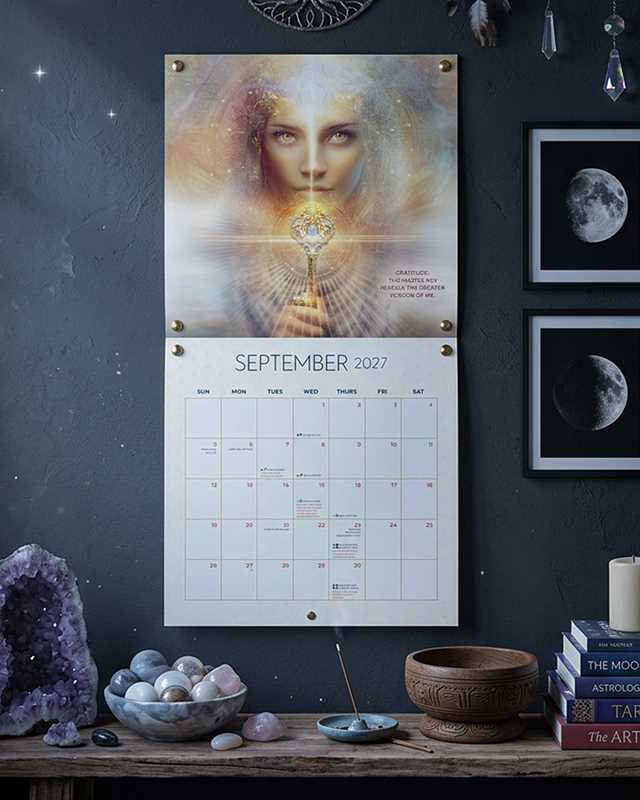 2027 Moon Wall Calendar