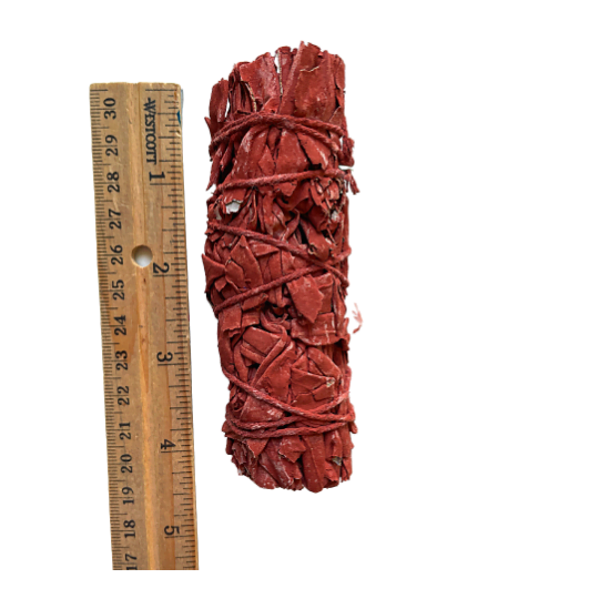 White Sage Smudge Stick with Dragon's Blood image 1