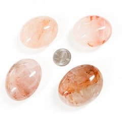 Hematoidal Quartz Puffy Palm Stone image 1