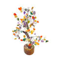 Multi Stone Tree on a Wood Base image 0