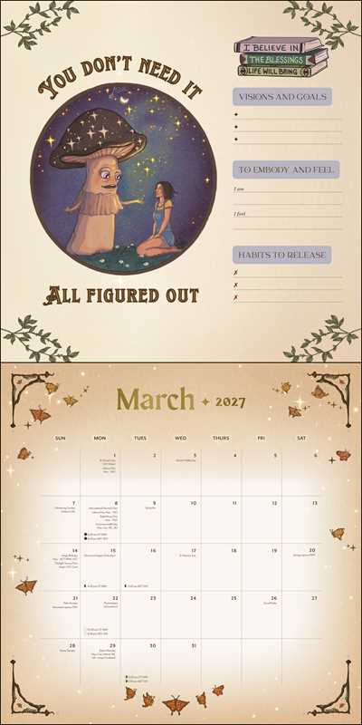 2027 Manifest Your Dreams Wall Calendar