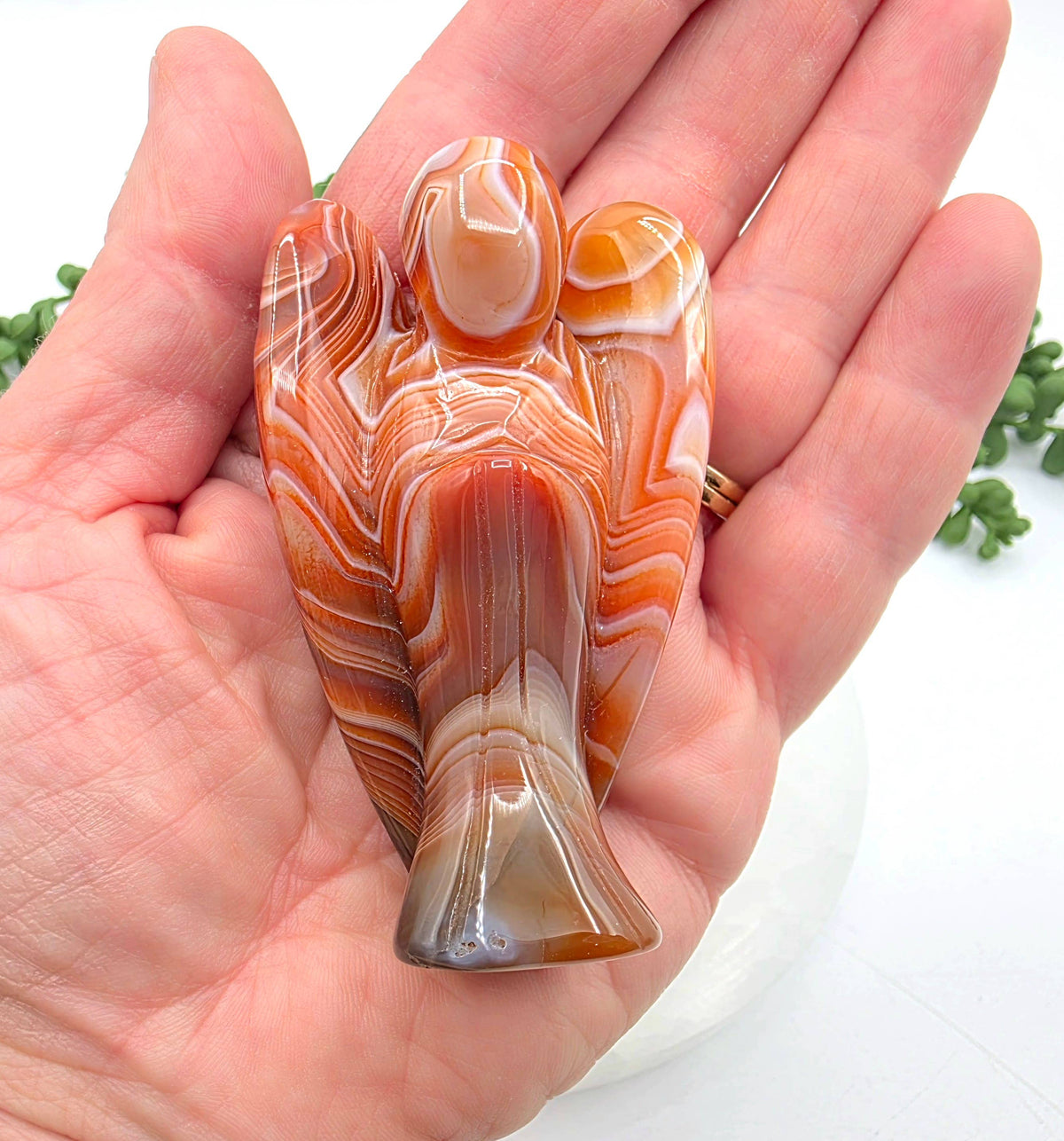 Carnelian Angel 3 Inches
