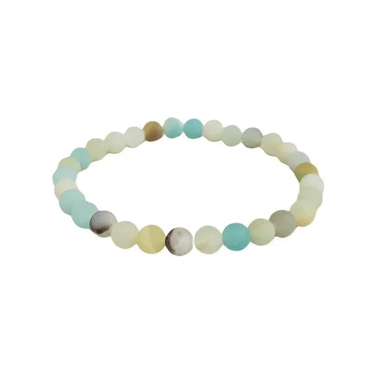 Amazonite Matte Bracelet 6mm image 0