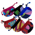 Rainbow Pure Silk Handpainted Pouch Large image 0