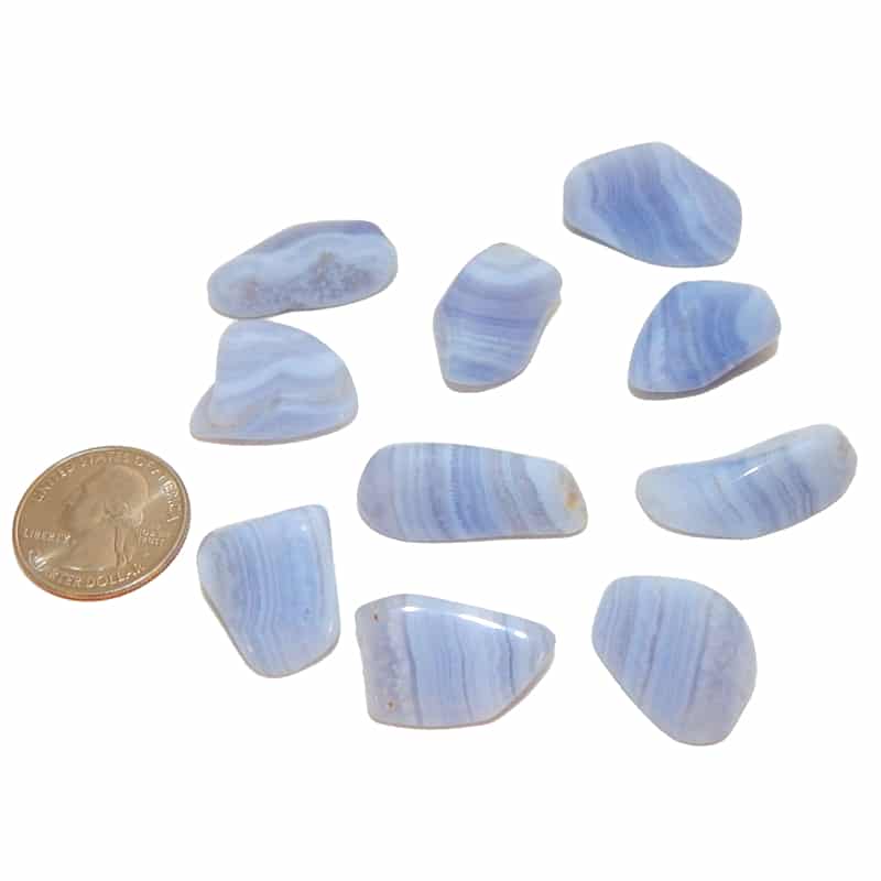 Blue Lace Agate Tumbled image 1
