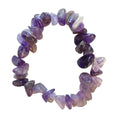 Amethyst Tumbled Stone Bracelet side-drilled image 0