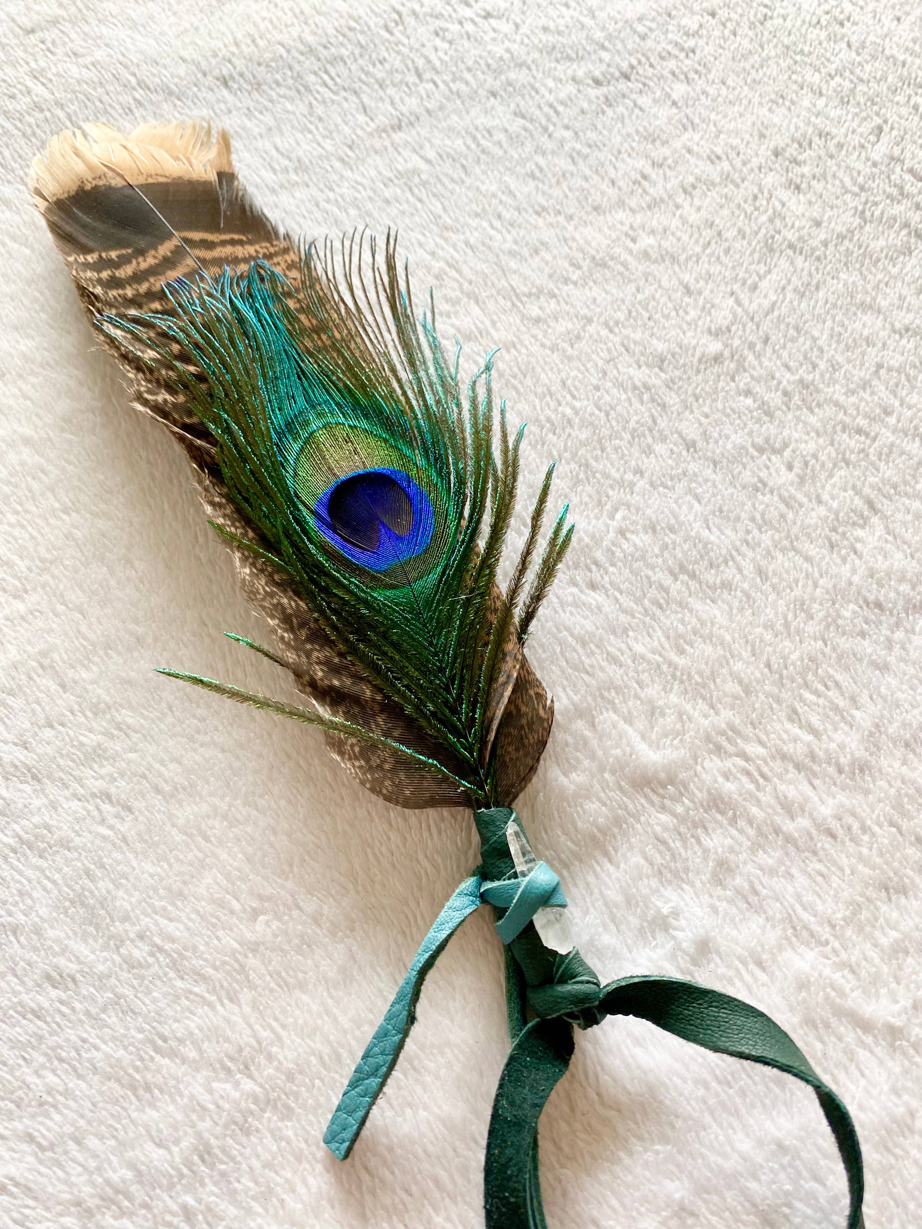 Smudging Feather Fan Bright colors