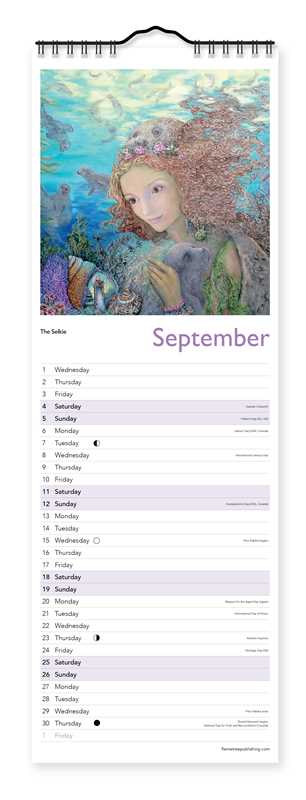 2027 Celestial Journeys Wall Slim Calendar