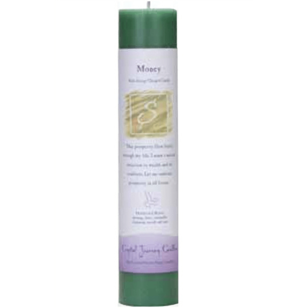 Money Crystal Journey Tall Pillar Candle image 0