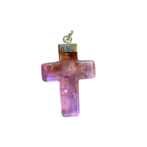 Amethyst Cross Pendant image 0