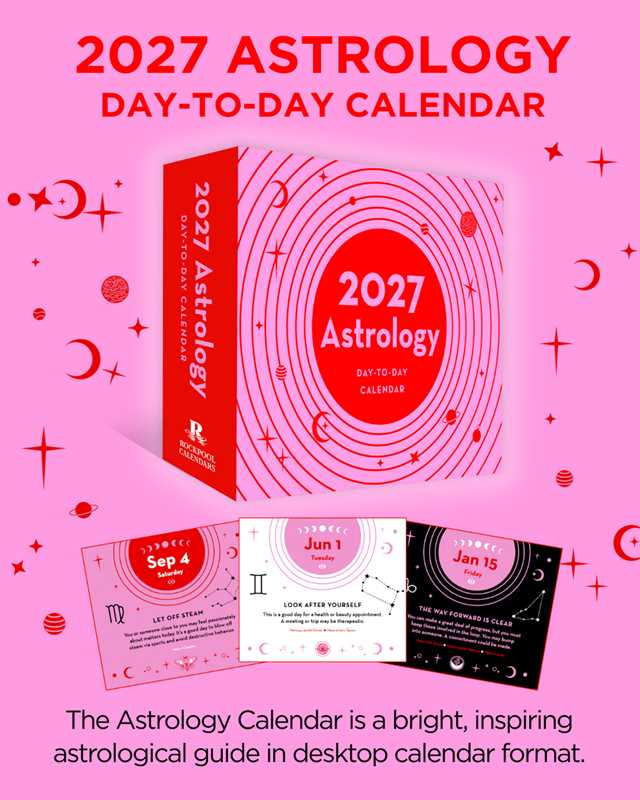 2027 Astrology Day-to-Day Calendar