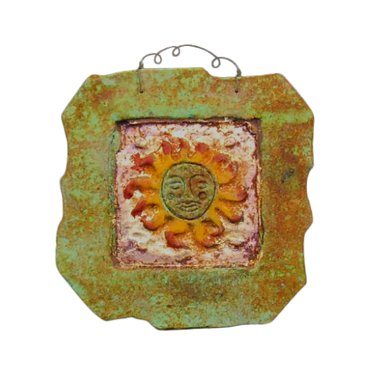 Sun Cold Bronze Wall Plaque image 0