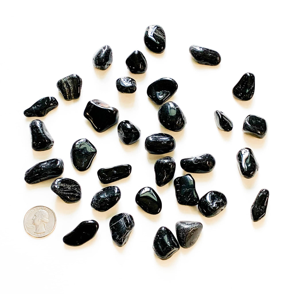 Black Tourmaline tumbled stone image 1