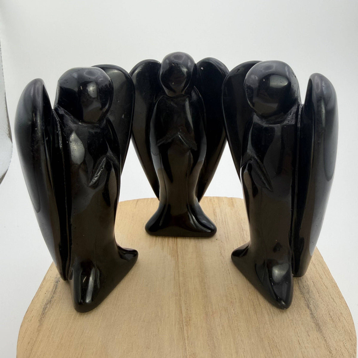 Black Obsidian Angel 4 Inch