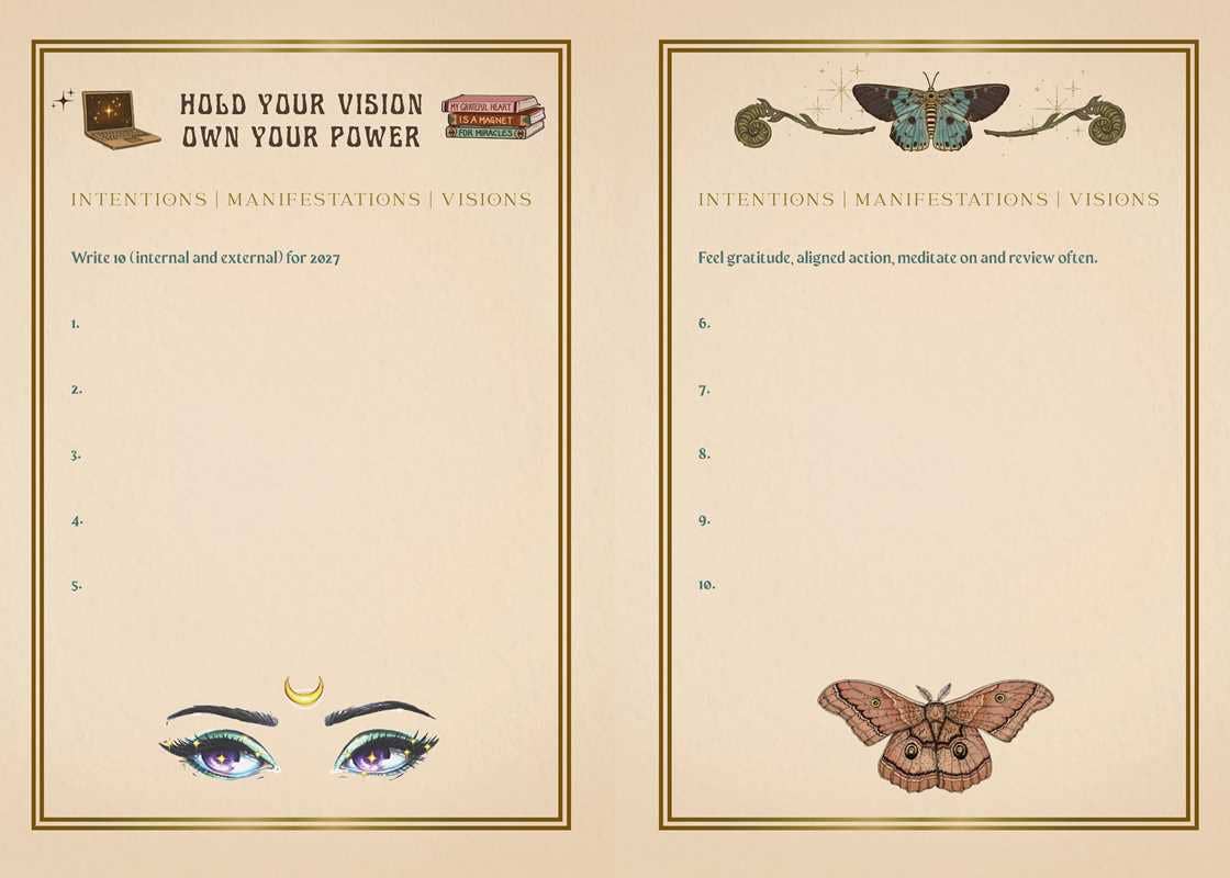 2027 Manifest Your Dreams Planner Calendar