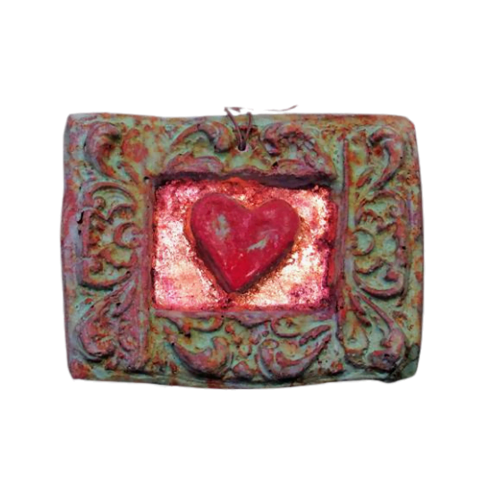 Heart Cold Bronze Wall Plaque image 0