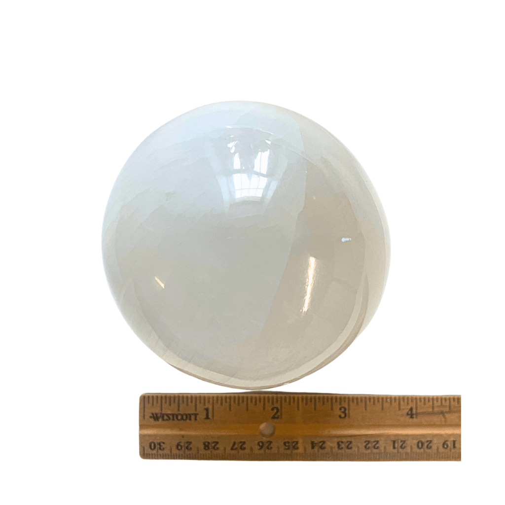 Selenite Sphere 3 inches image 1