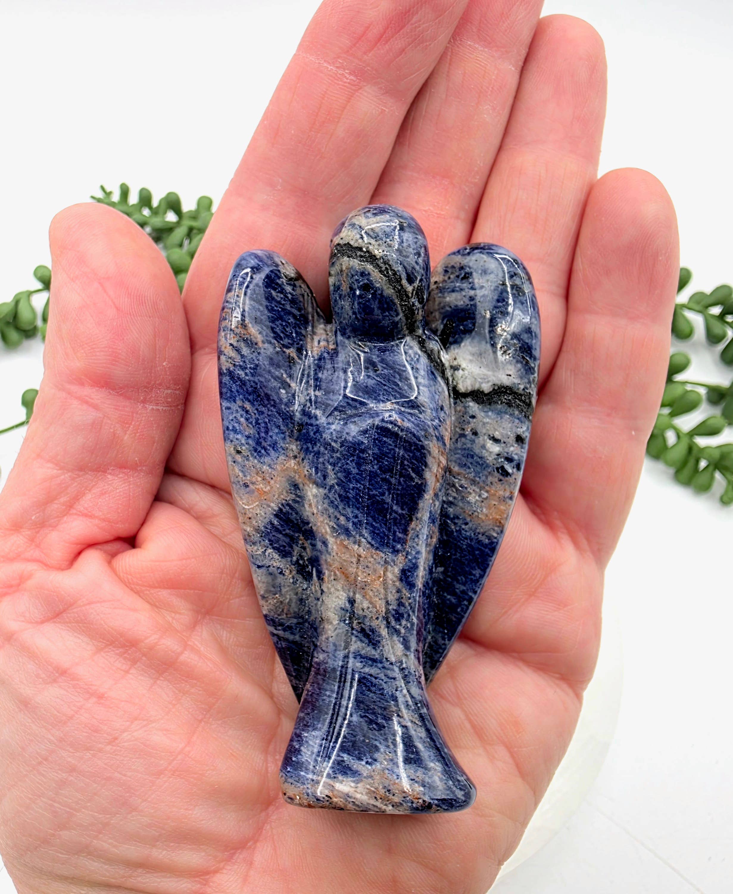 Sodalite Angel 3 Inches