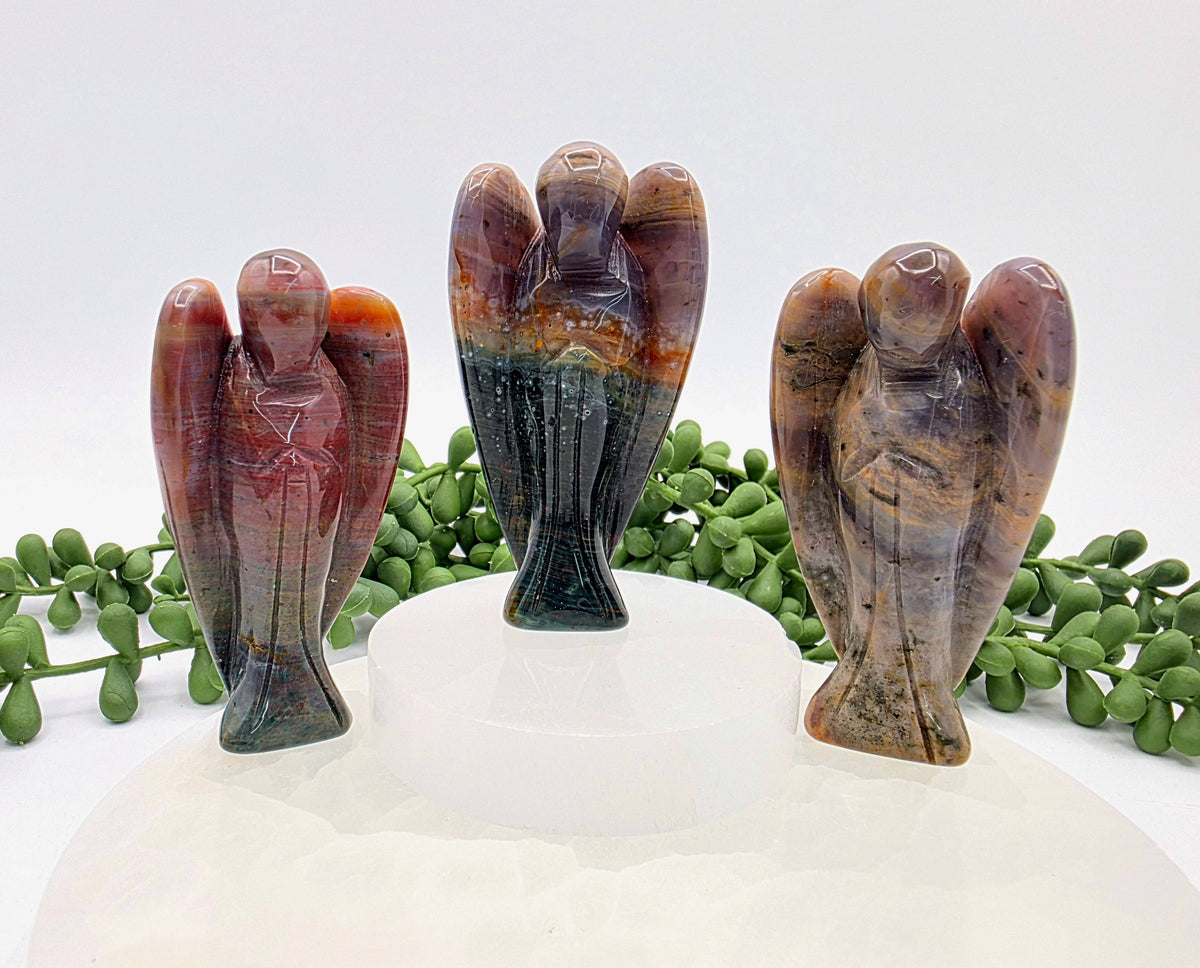 Ocean Jasper Angel 3 Inches