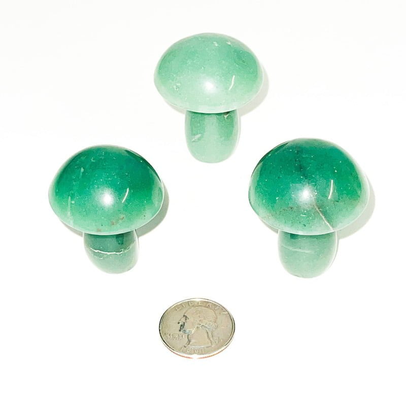 Green Aventurine Mushroom image 1