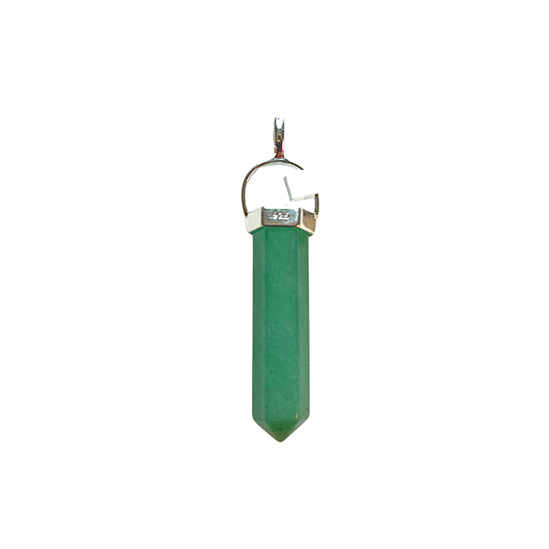 Green Aventurine SS Power Pendant image 0