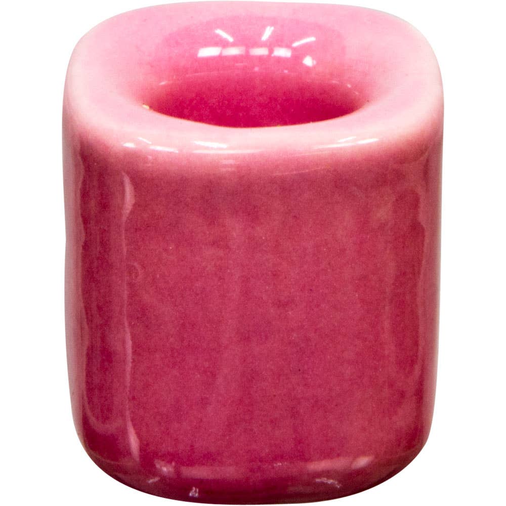 Ceramic Chime Candle Holder in Pink