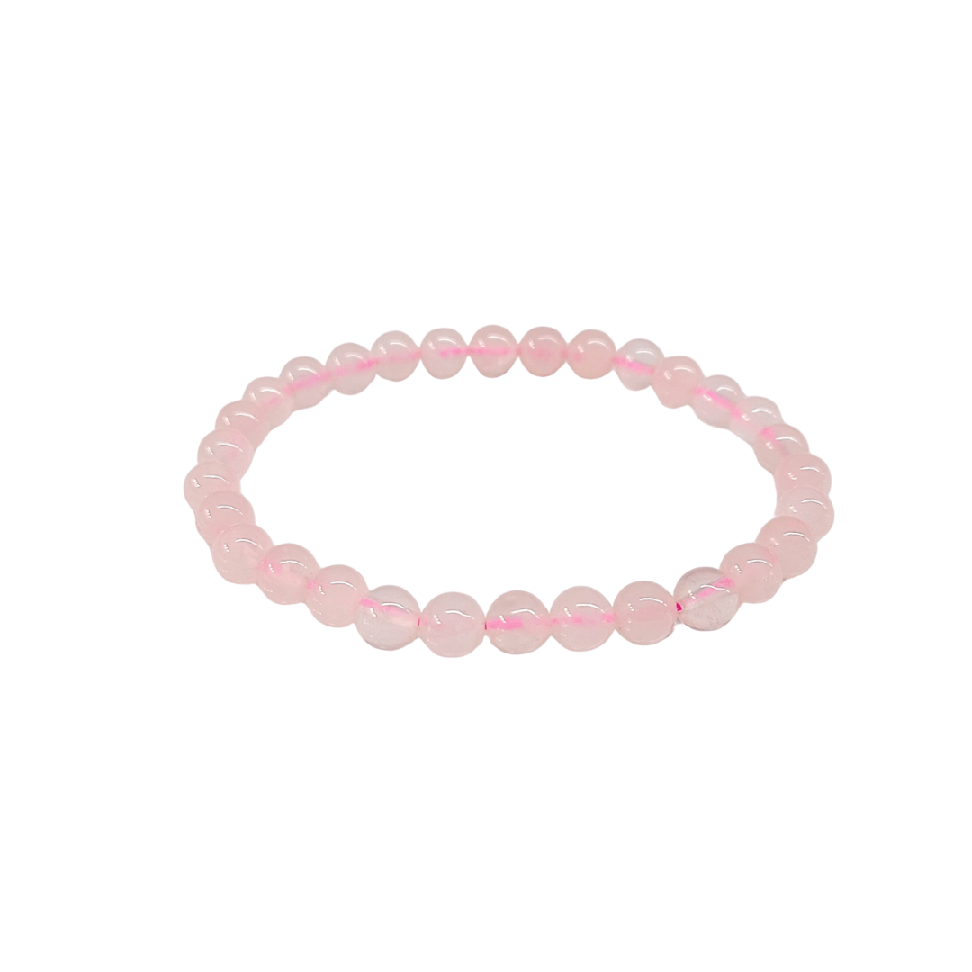 Rose Quartz Bracelet 6mm image 0