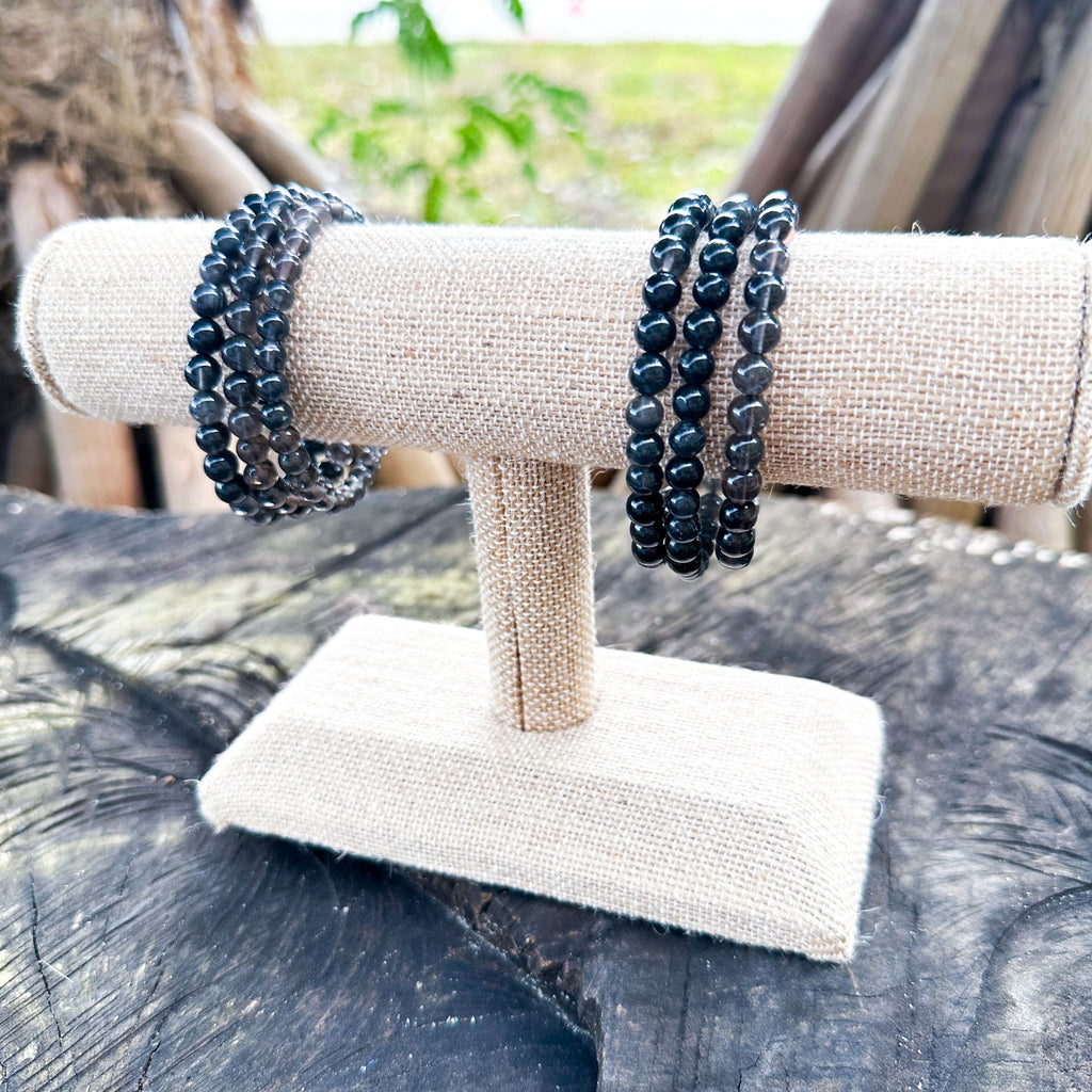 Black Obsidian Bracelet 6mm image 2