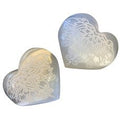Selenite Heart Lotus engraved image 0