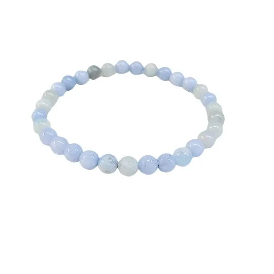 Aquamarine Bracelet 6mm image 0
